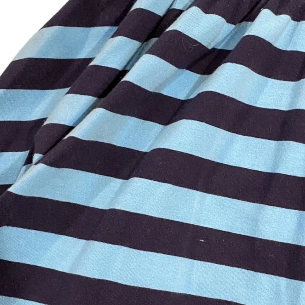 Hanna Andersson Sz 100 (4) Blue & Navy Striped Twirl Dress